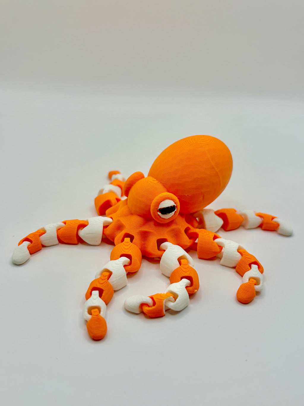 Ollie the Octopus (Multi-Colored) — Wiggly-Arm Wheelchair Joystick Topper