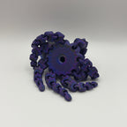 Underside of the octopus joystick handles showing the hole for the post.